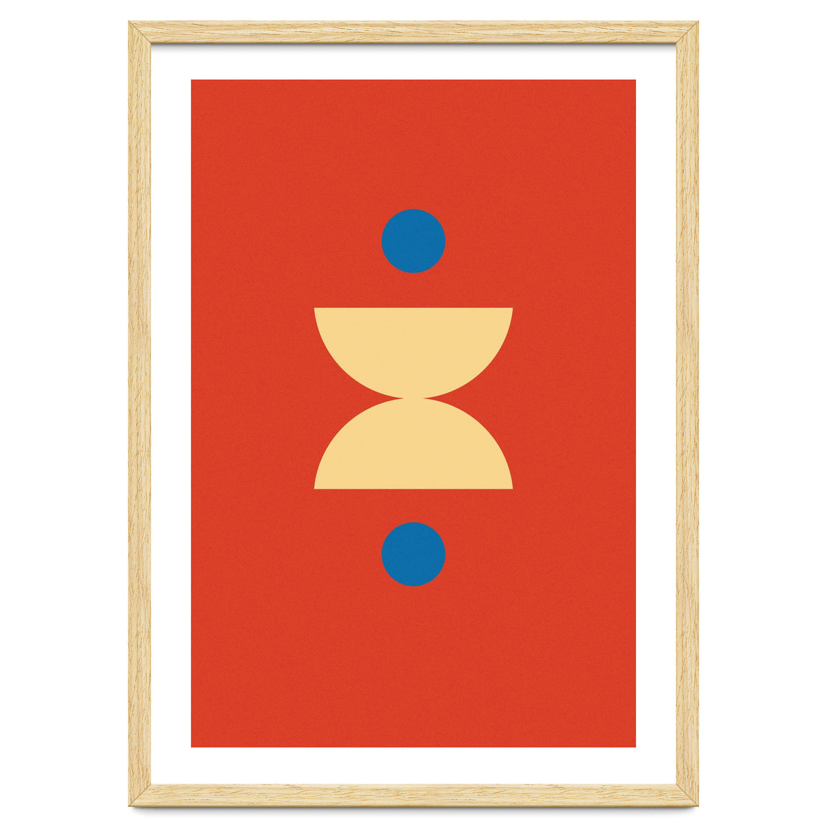 Mid Century Geometrical Print