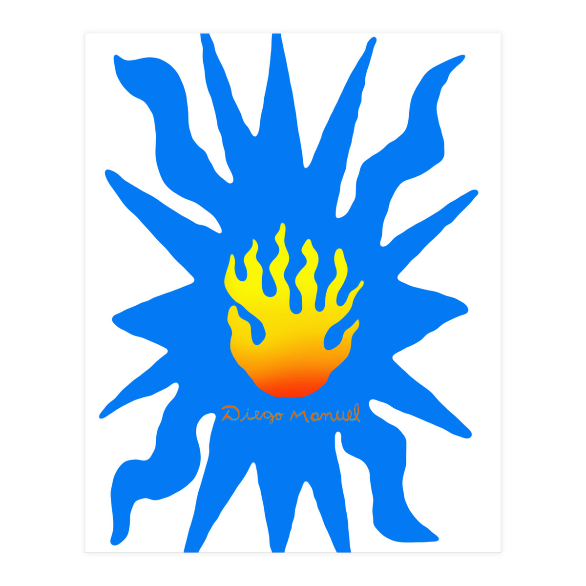 Fuego 42 Copia (Print Only)