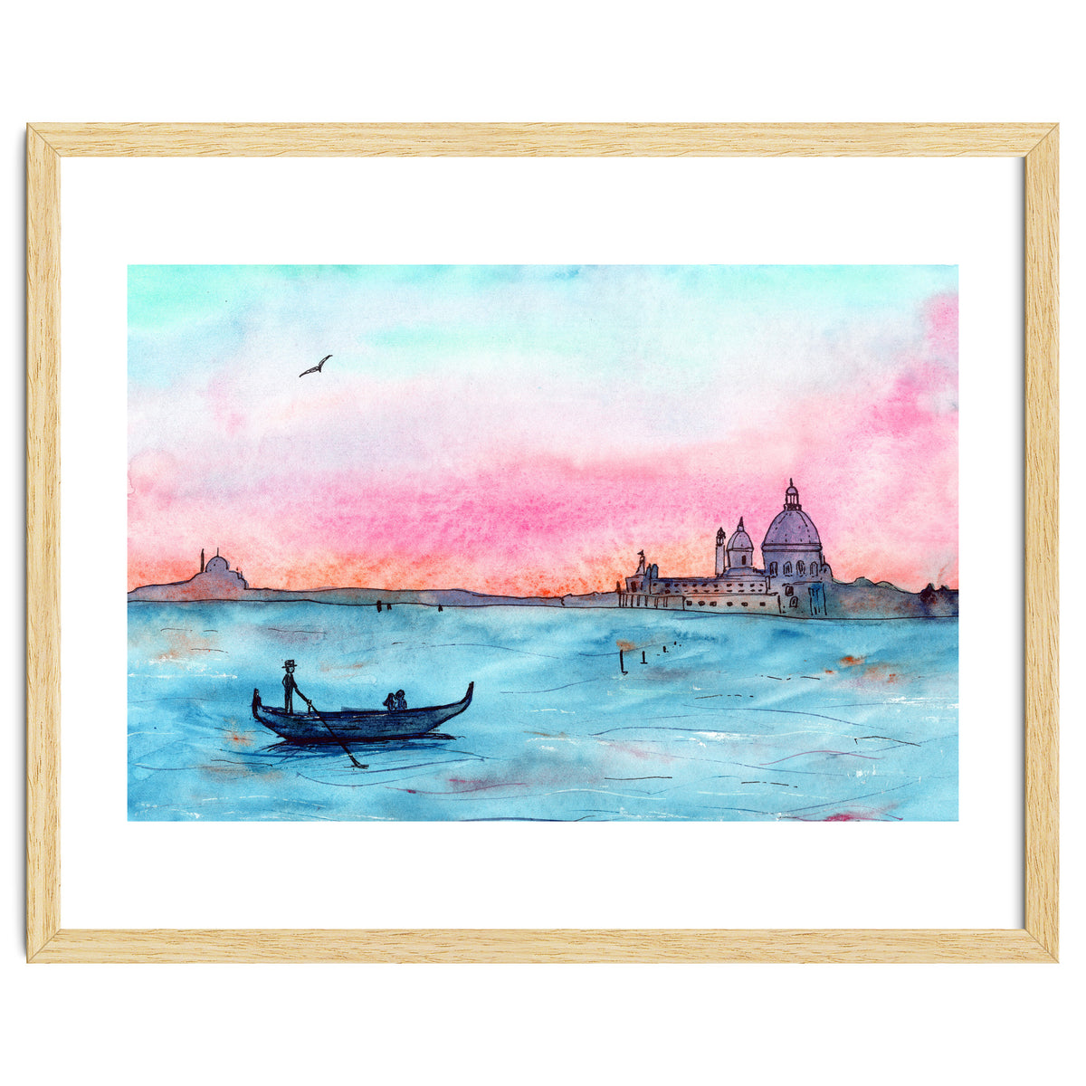 Sunset in Venice || watercolor