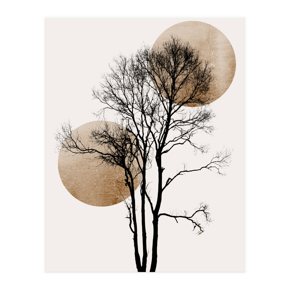 Sun And Moon Hiding Gold (Print Only)