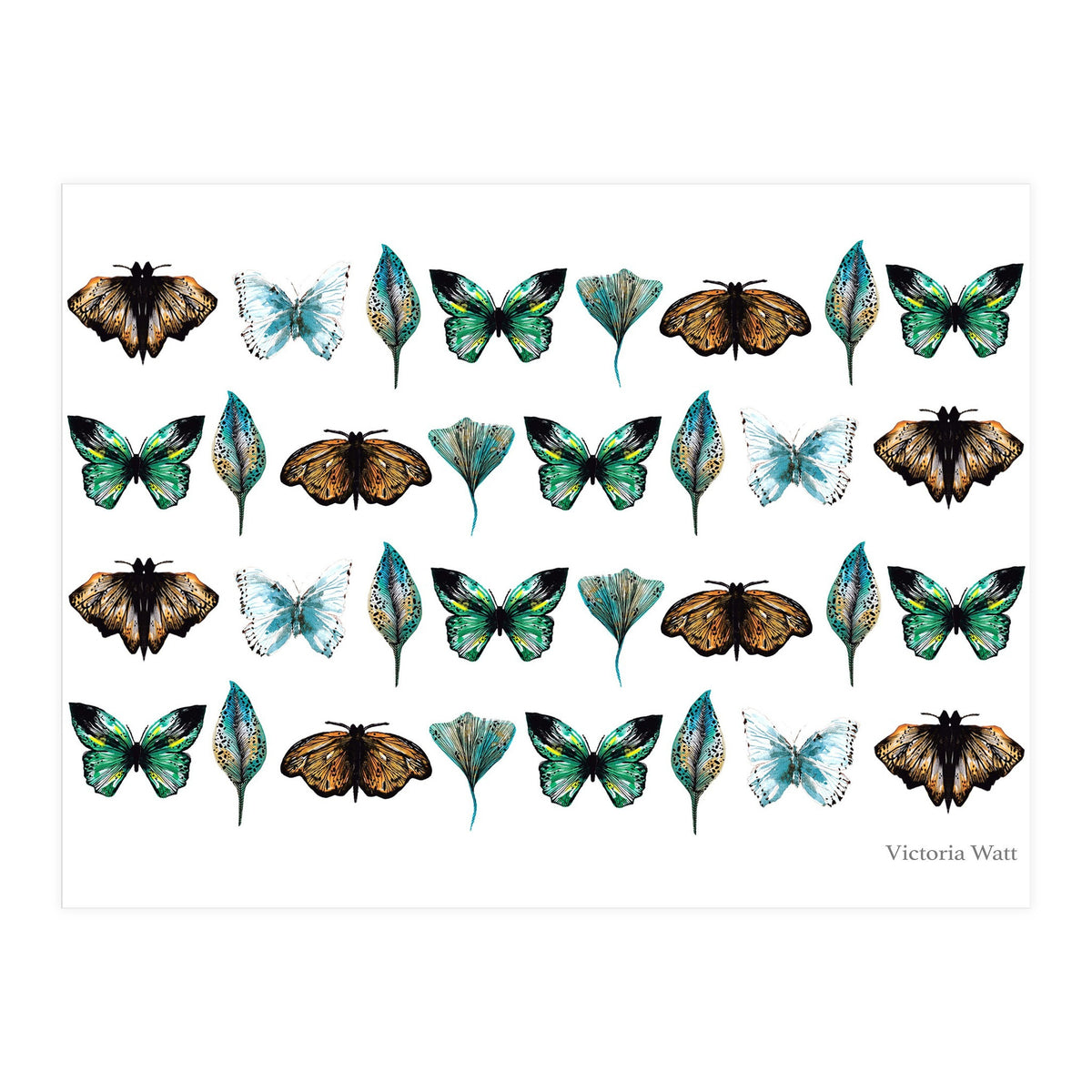 Spring Butterflies (Print Only)