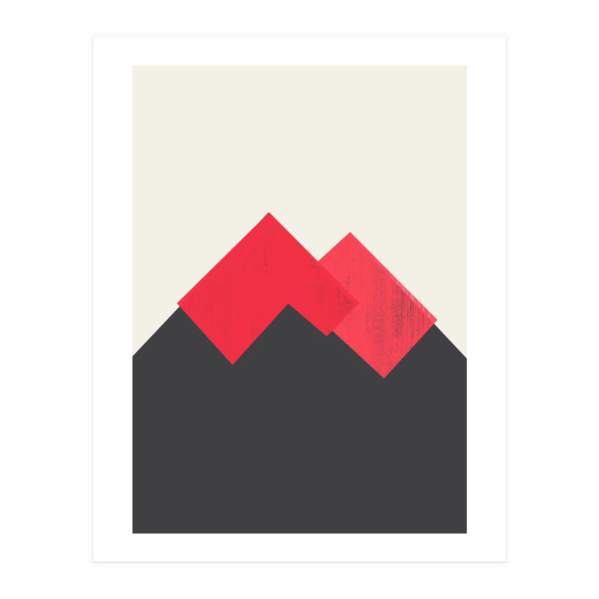 Pastel Mountains II Volcano (Print Only)