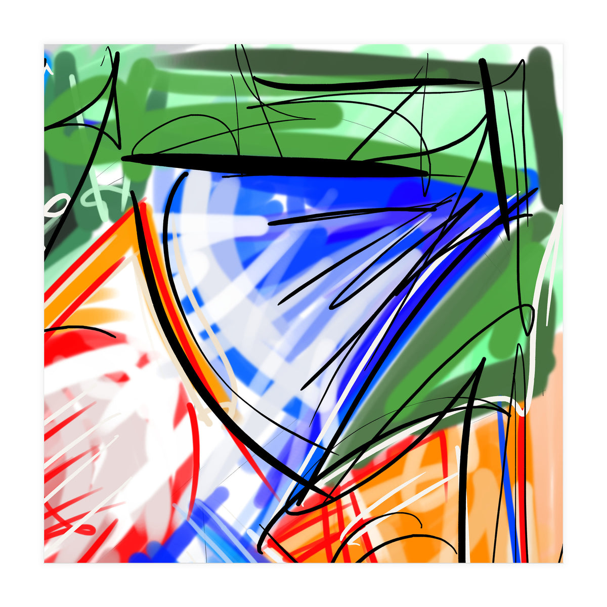 color subtleties in strokes 2 (Print Only)