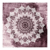 Bohochic Mandala In Burgundi (Print Only) thumbnail