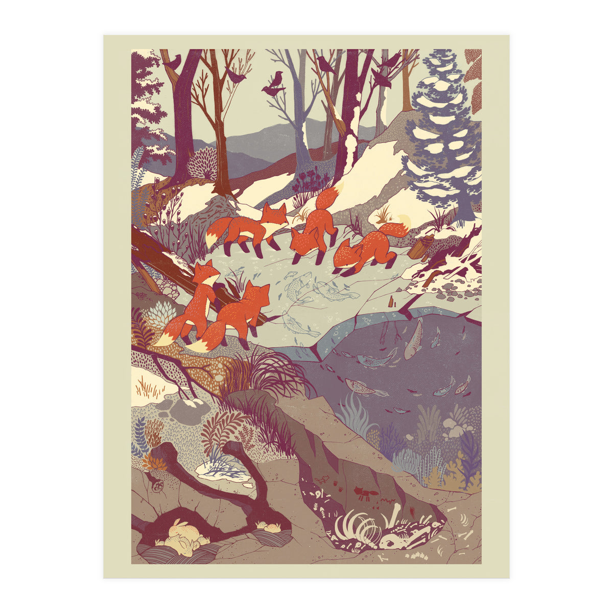 Fisher Fox (Print Only)