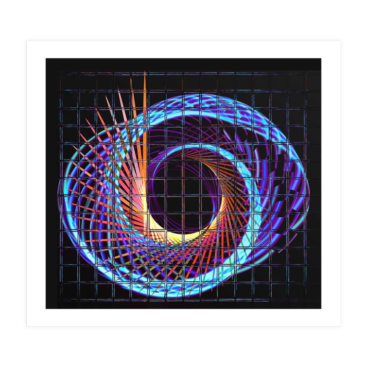 Illuminated helix #2 (Print Only)
