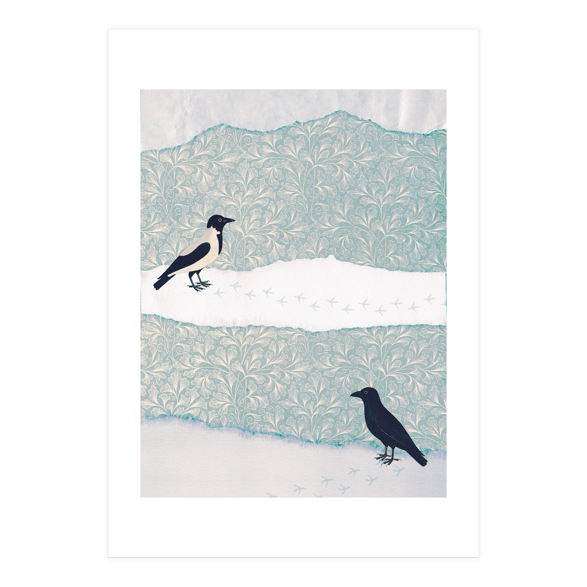 Friends In The Snow (Print Only)