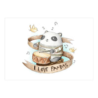 I Love Pandas (Print Only)