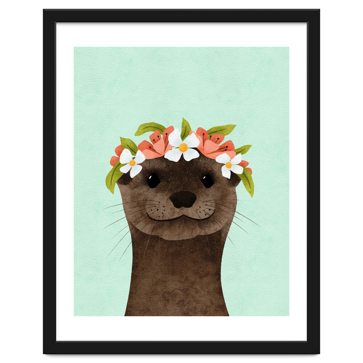 Floral Otter