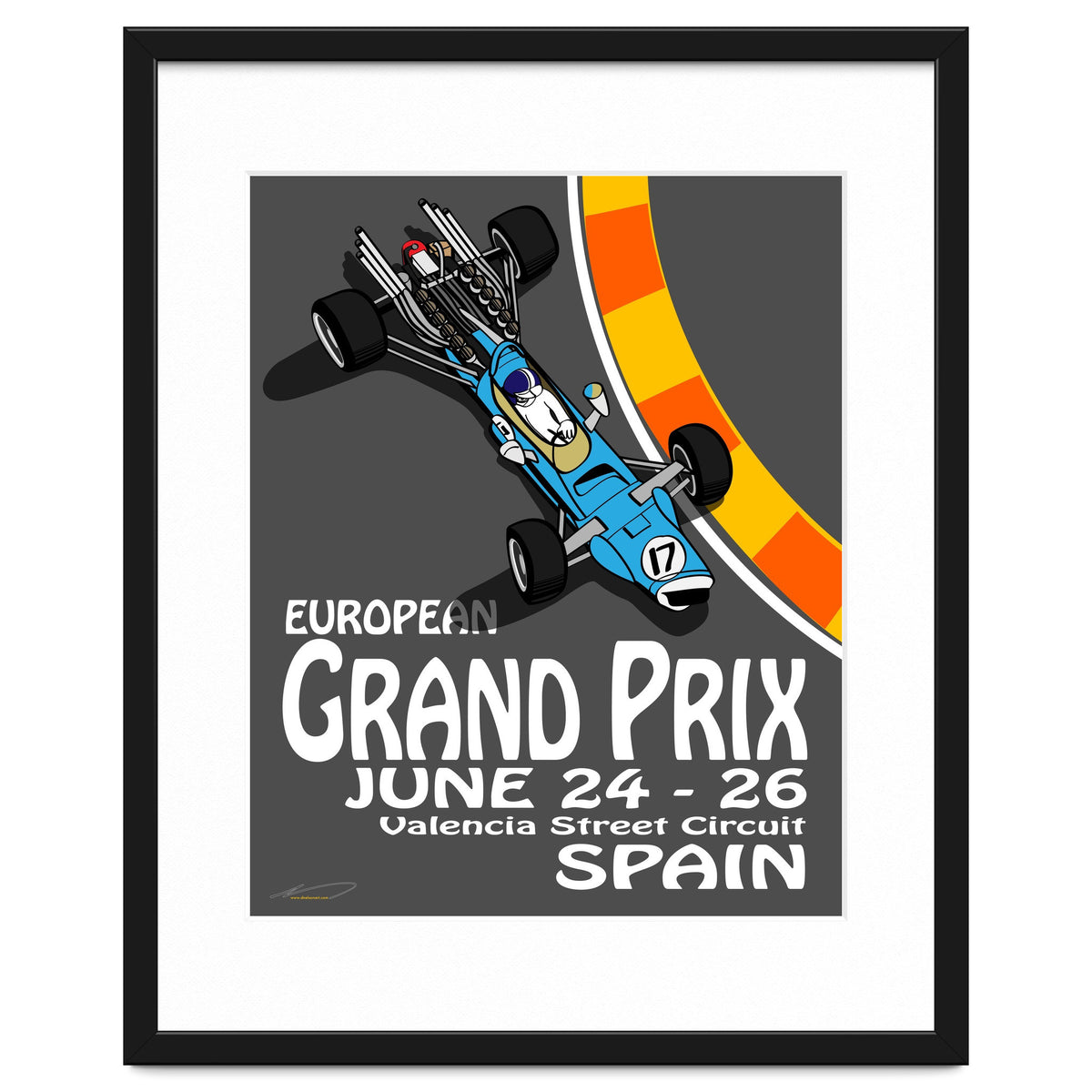 European Grand Prix poster