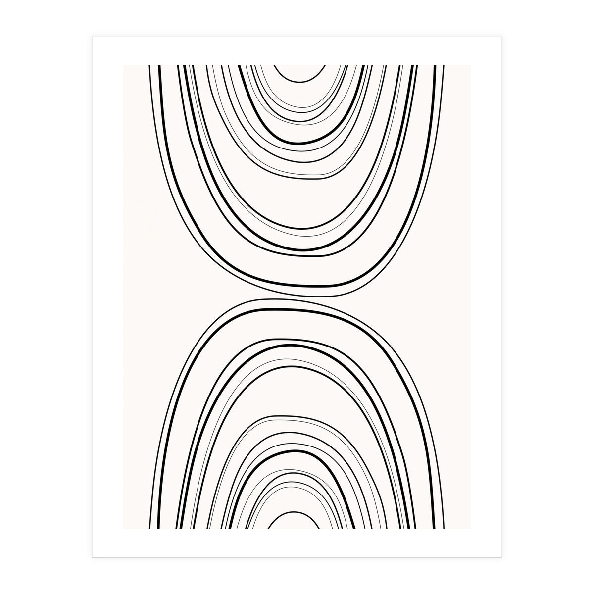 MINIMALIST ART - LINE ARCHES (Print Only)