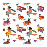 Tiny Witches Pattern (white Backgrownd) (Print Only) thumbnail