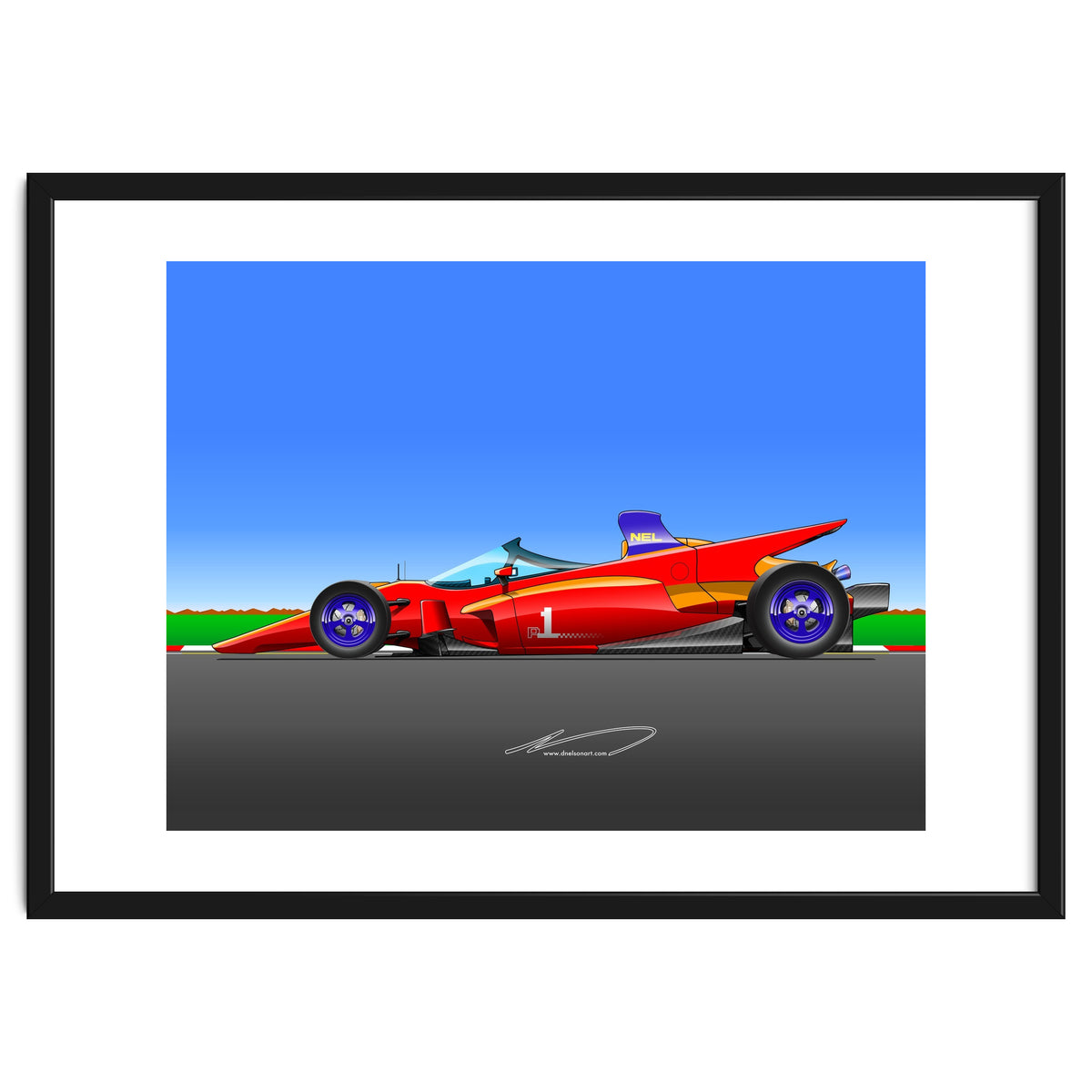 Pole Position Racecar Homage