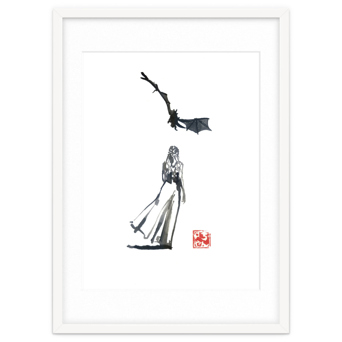 daenerys targaryen and the dragon