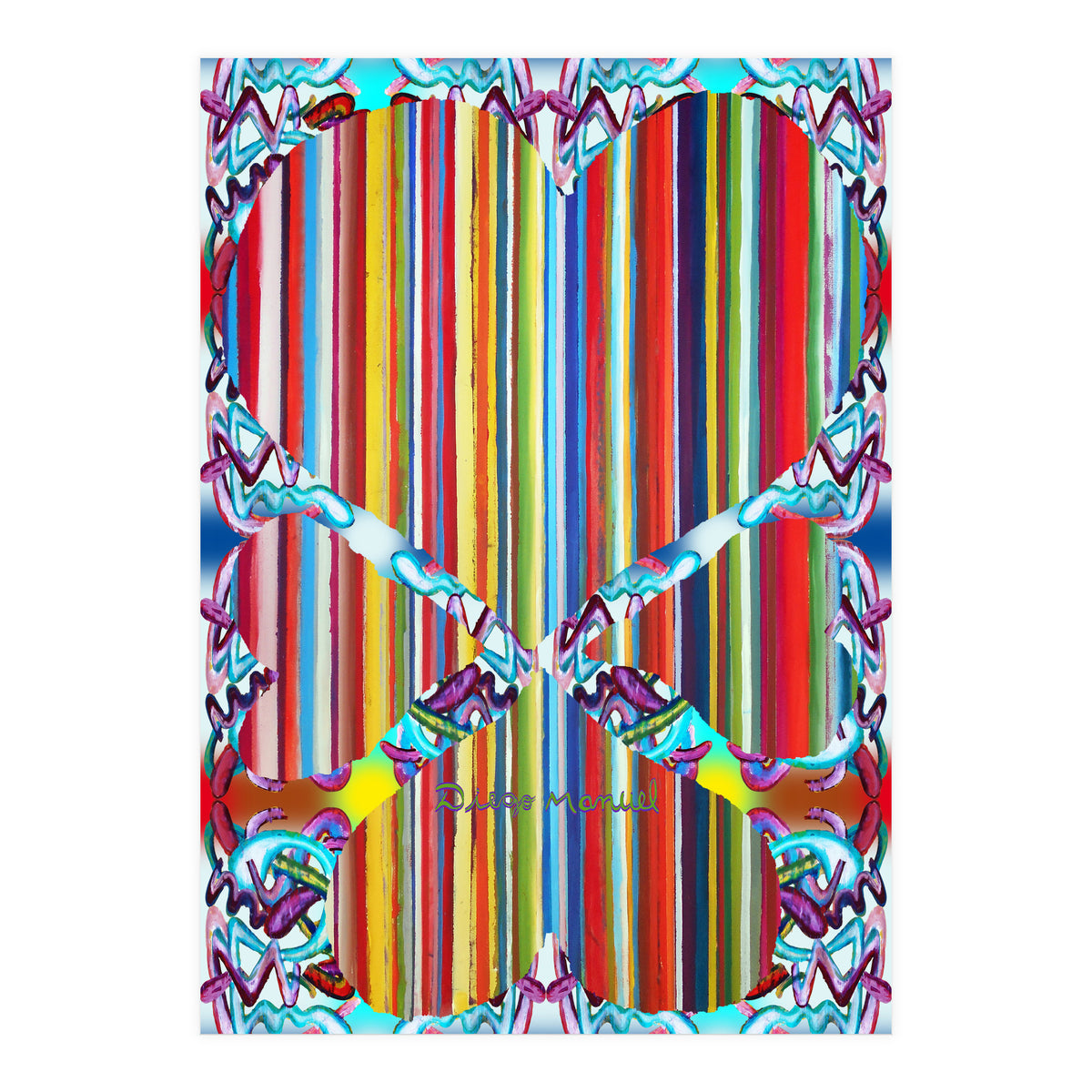 4 Corazones Tapiz 4 (Print Only)