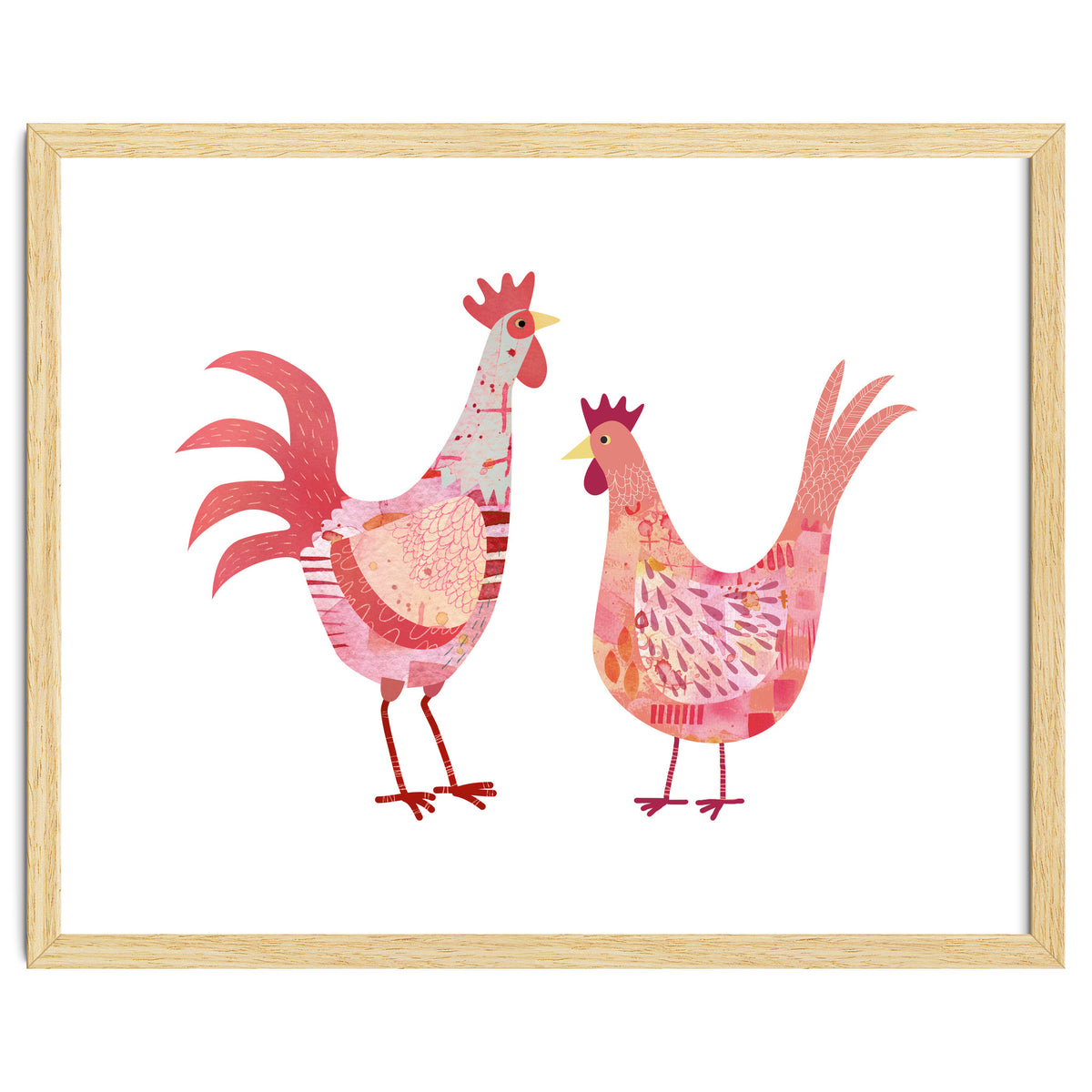 Hen And Cockerel