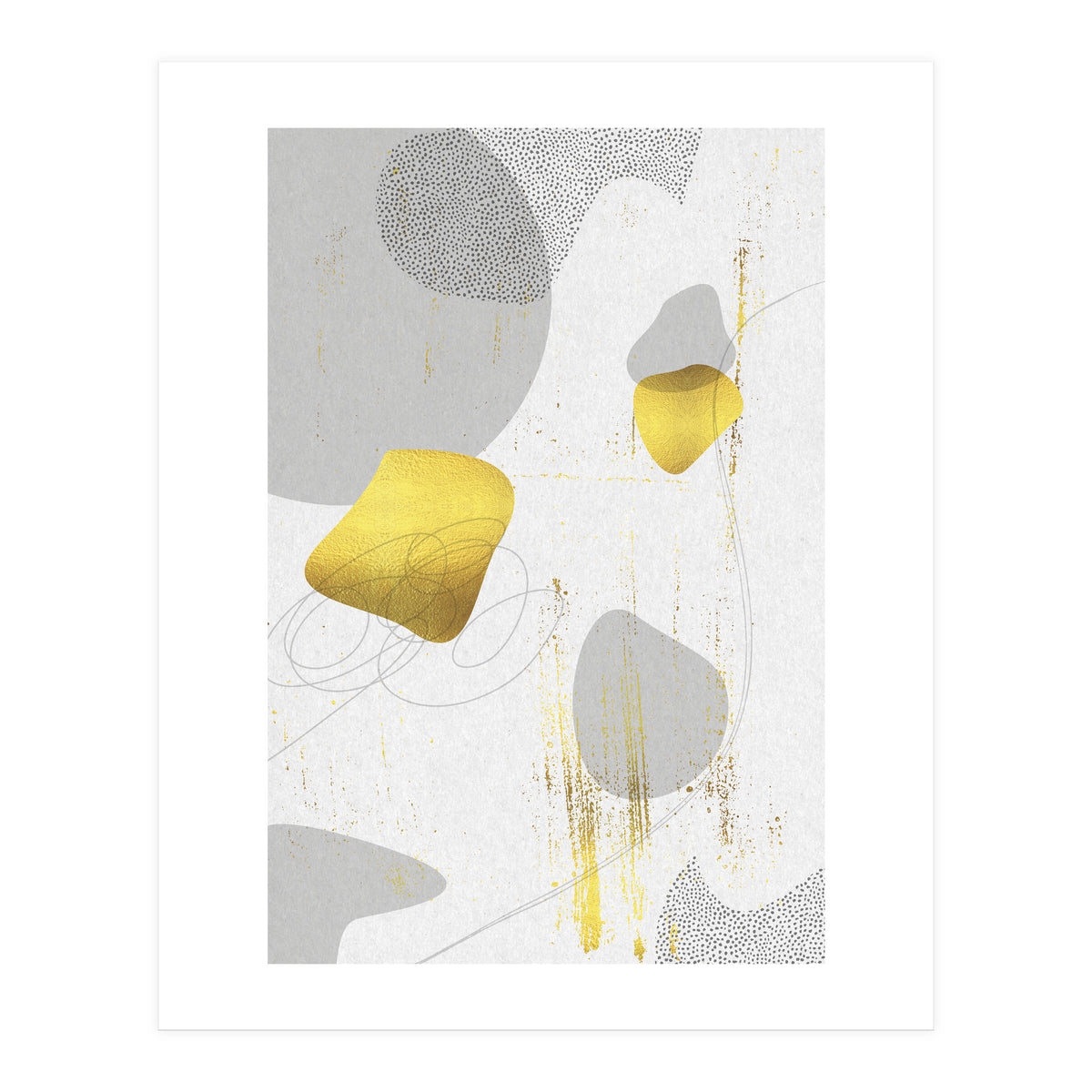 Mid-Century Vintage No. 2 | gold (Print Only)