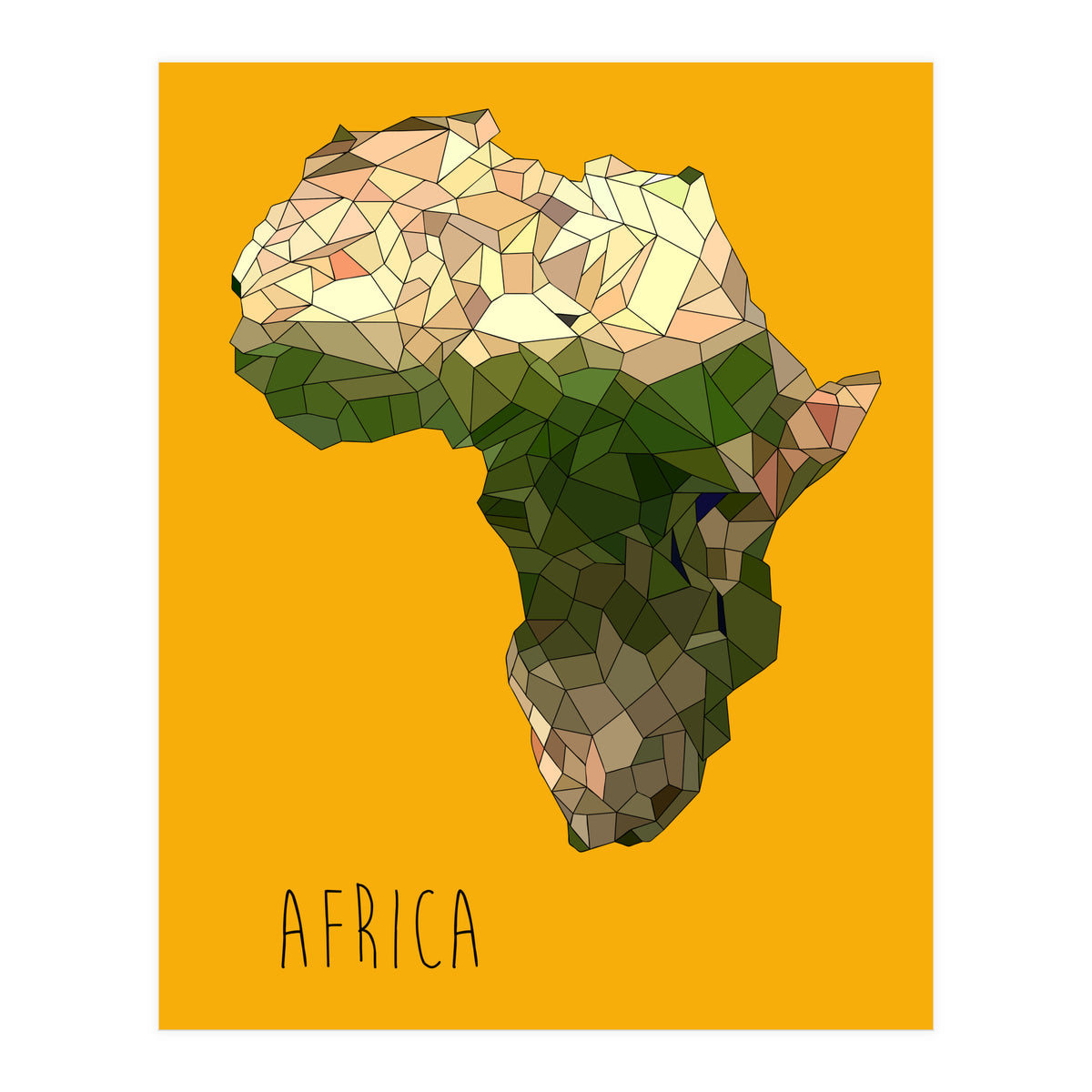 AFRICA – Yellow  (Print Only)