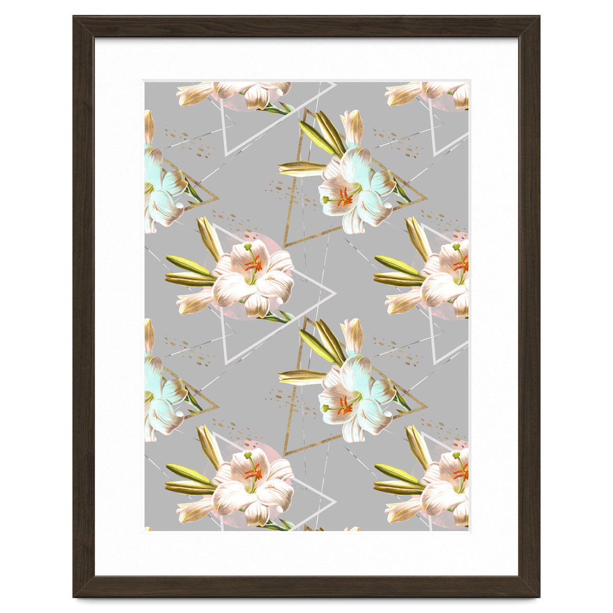 Botanical blooming with geometric 02