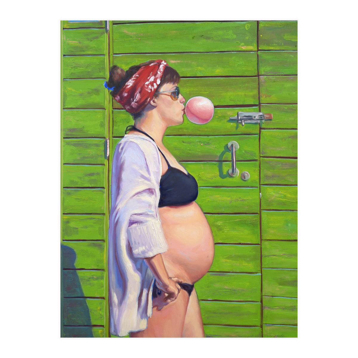 Pau At The Beach (Print Only)