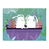 Rabbits in love (Print Only) thumbnail