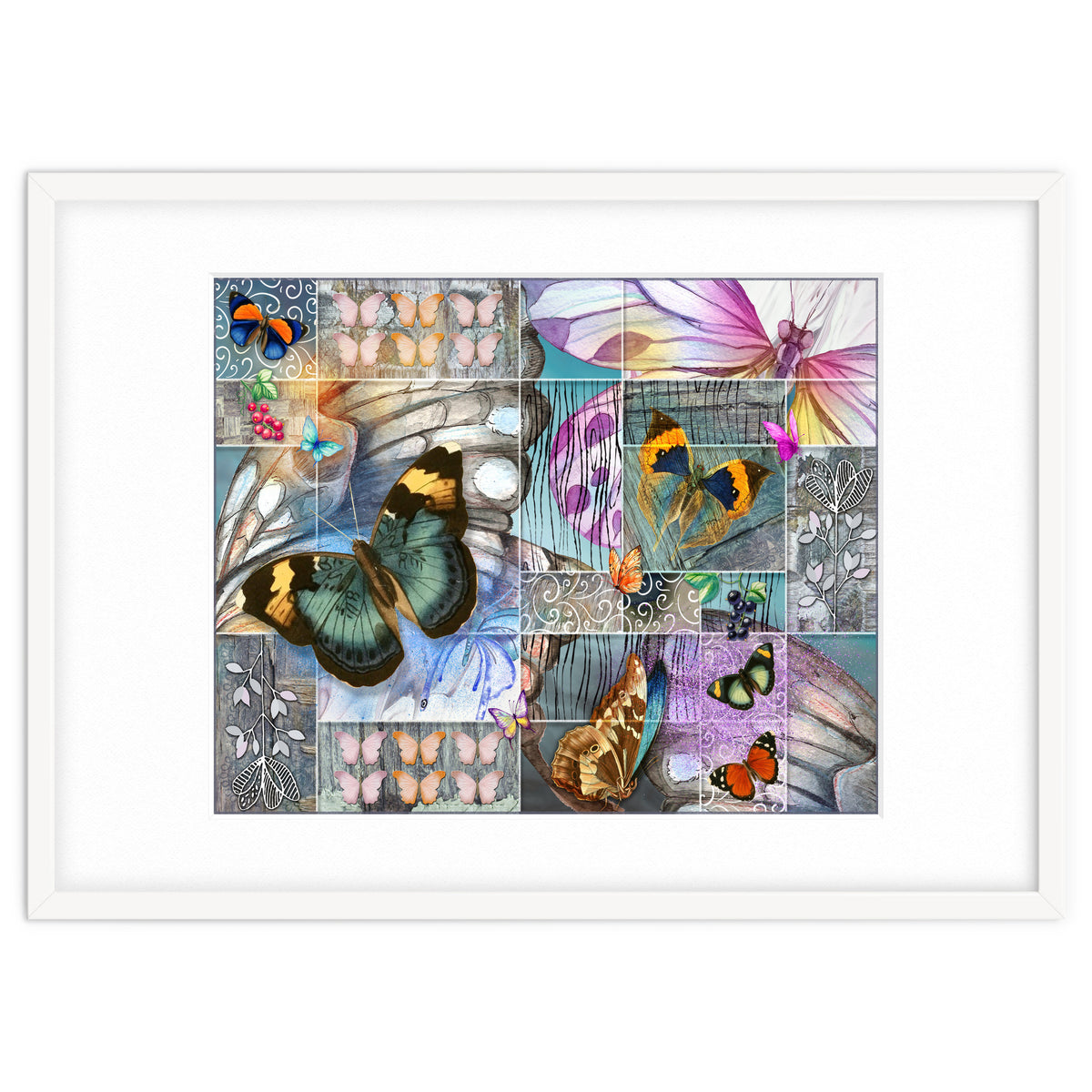 Butterfly Wings Collage