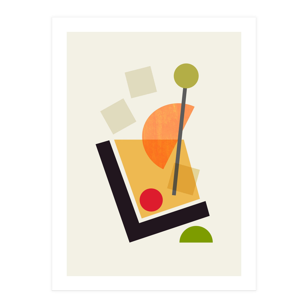 Cocktail III Old Fashioned (Print Only)