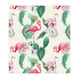 Flamingos, geometric and flowers (Print Only) thumbnail