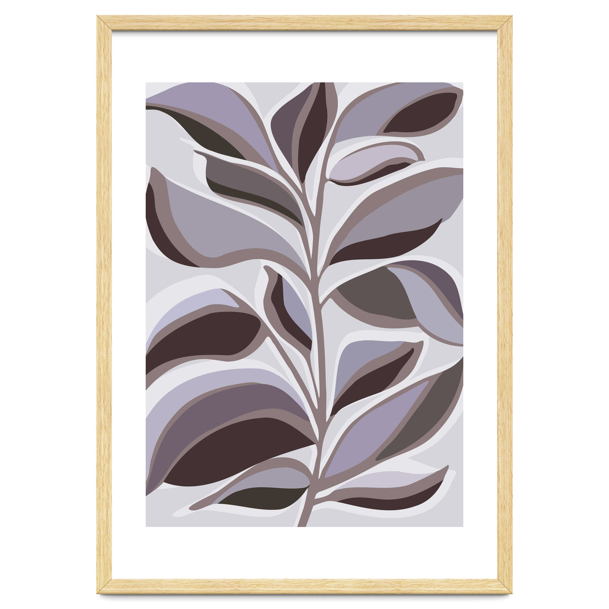 Lavender Floral Abstract