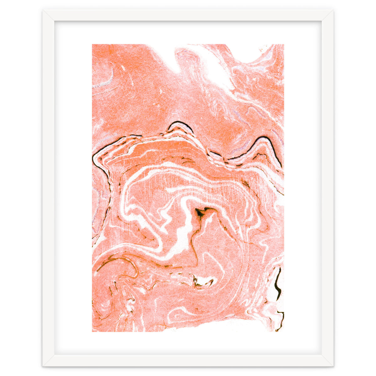 Coral Blush Marble