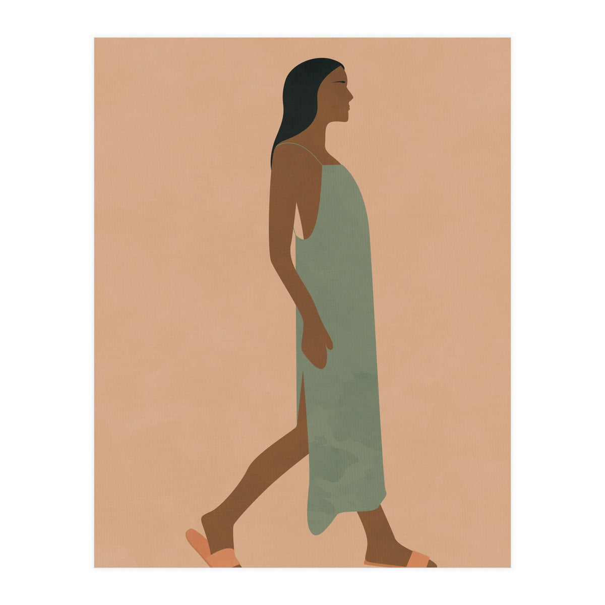 Minimalist Boho Woman (Print Only)