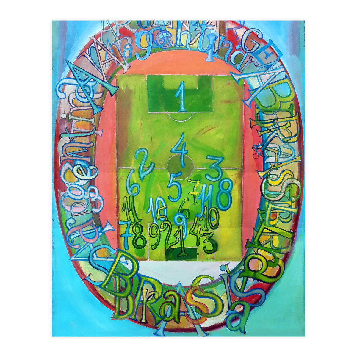 Brasil Argentina 2 (Print Only)