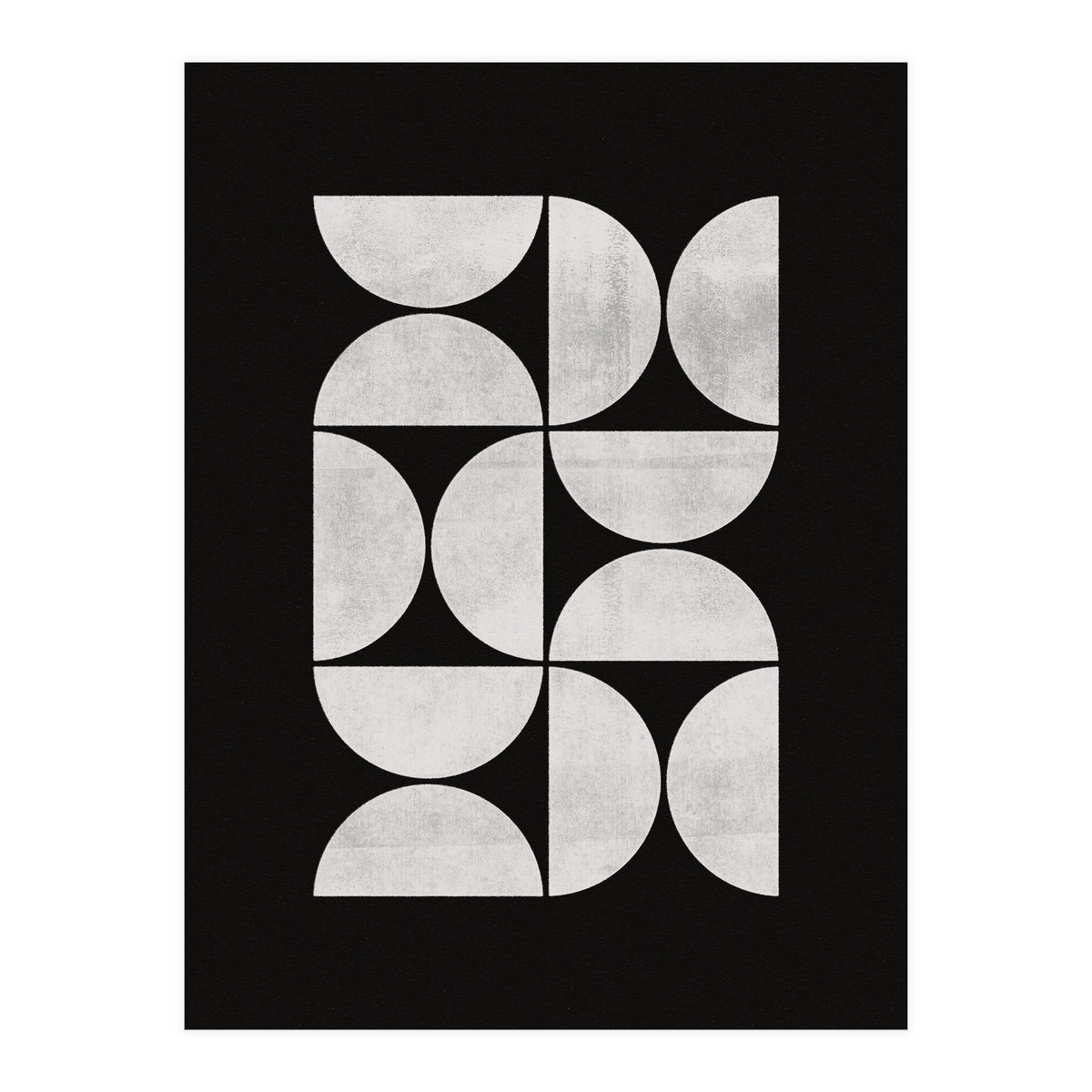 Mid-Century Modern No.31 - Woodblock Print (Print Only)