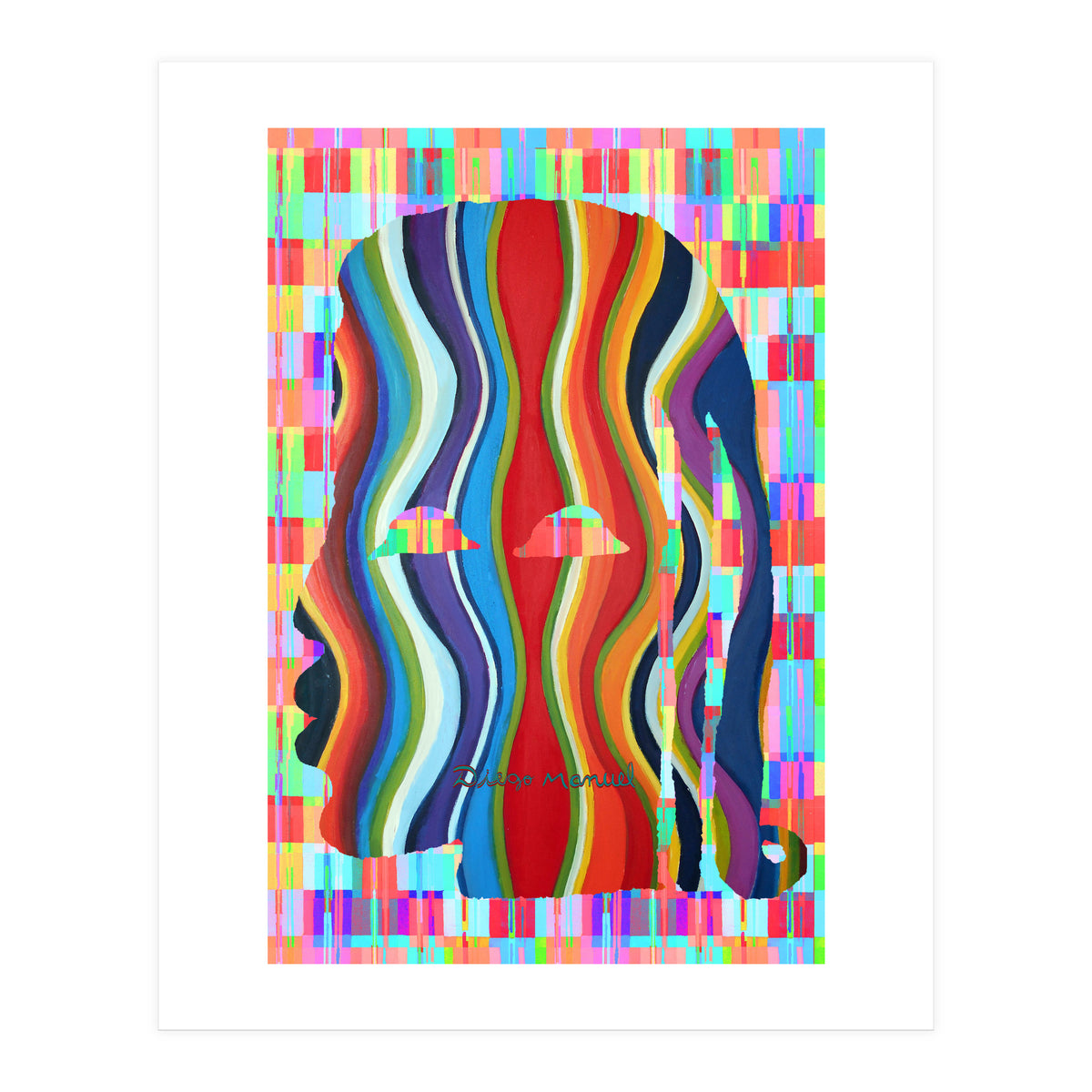 Abstracto Pop Nuevo B Nuevo 10 (Print Only)