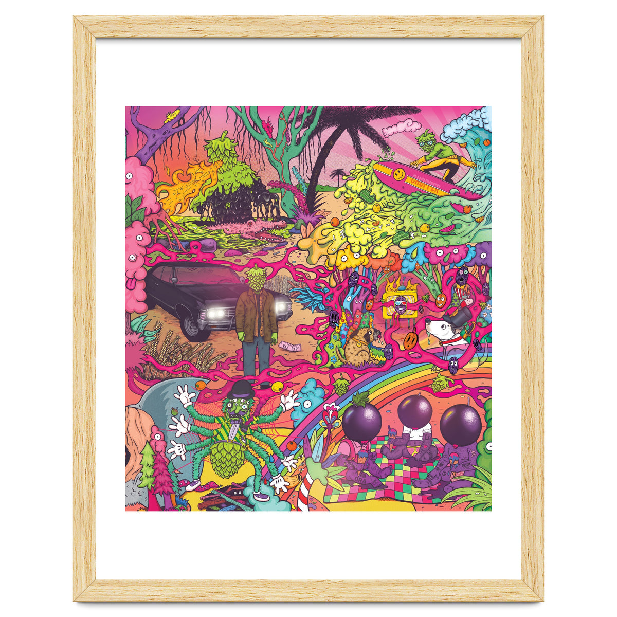 ABBEYDALE BREWERY COLLAB SERIES #2 FULL ILLUSTRATION - THORNBRIDGE, WILDE CHILD, RIDGESIDE, TORRSIDE, BOX SOCIAL, ORA BREWING