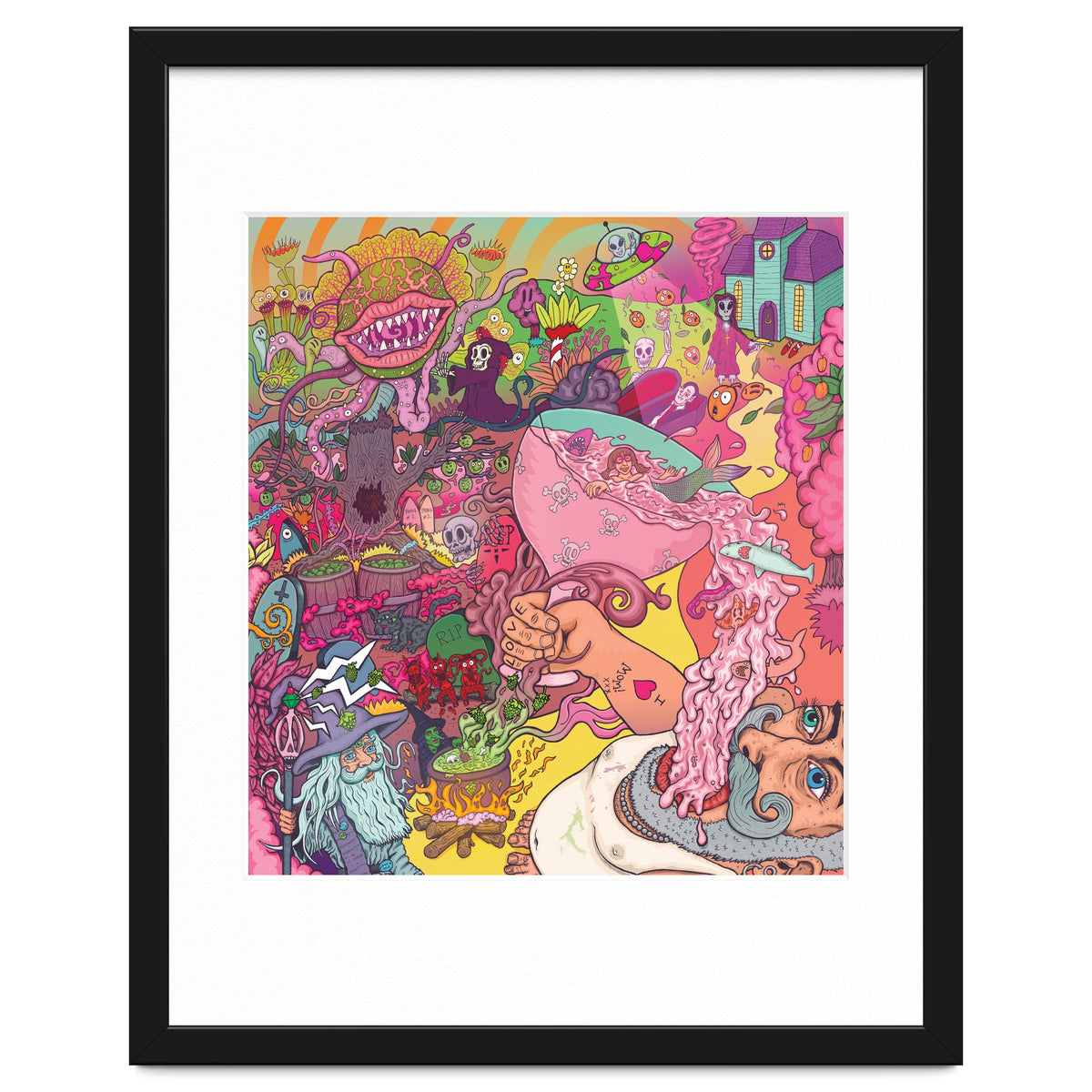 Abbeydale Brewery Collab Series Full Illustration - Yeastie Boys UK, Northern Monk, Origins Fyne Ales, Haand, Brew York and Black Jack Brewery.