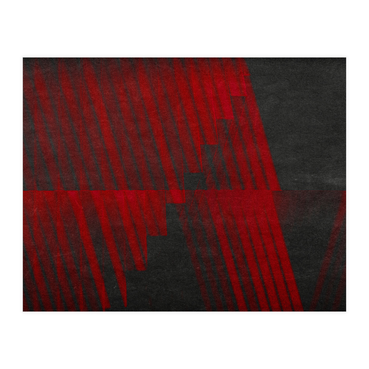 Rojo Y Gris 3 (Print Only)