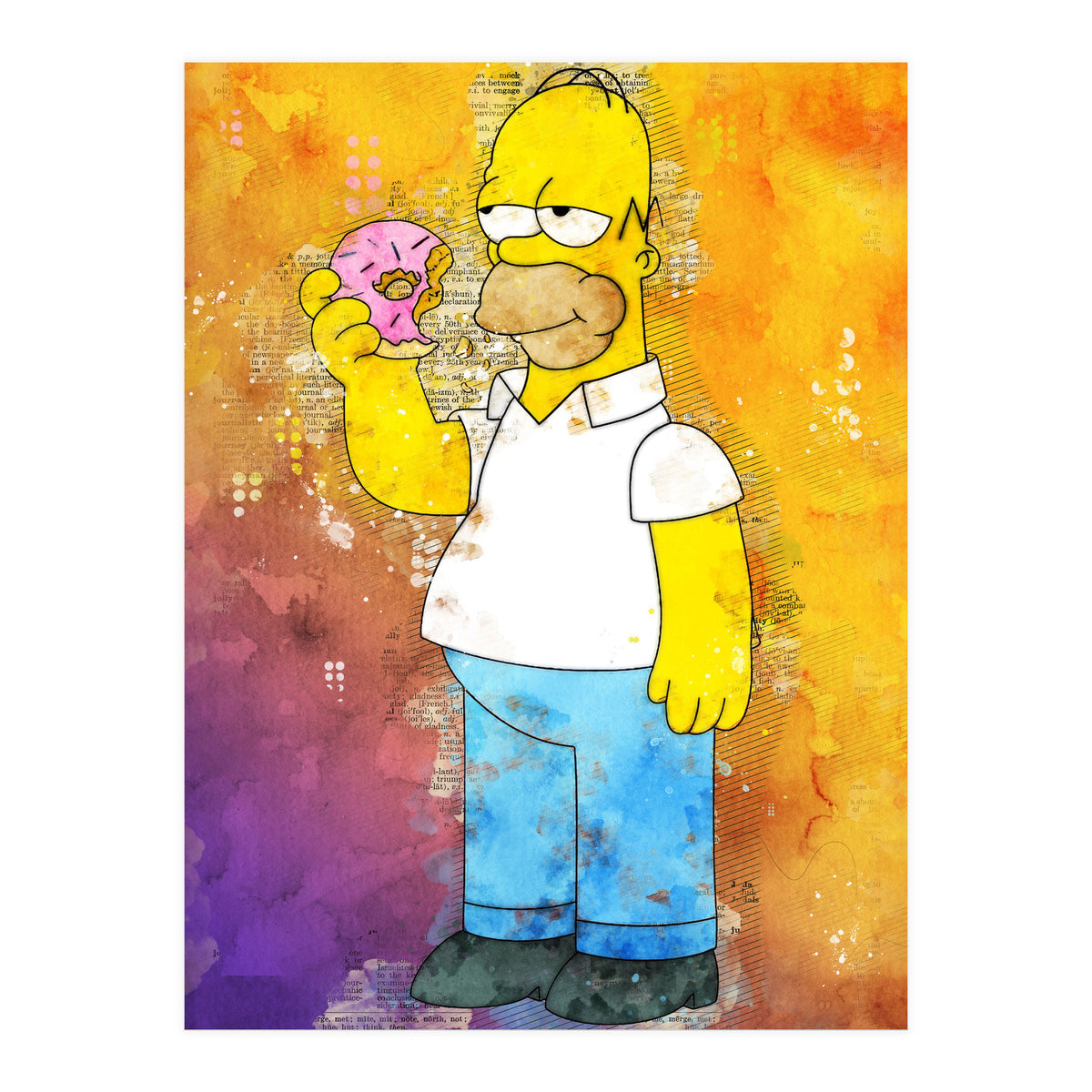 Homer Donut (Print Only)
