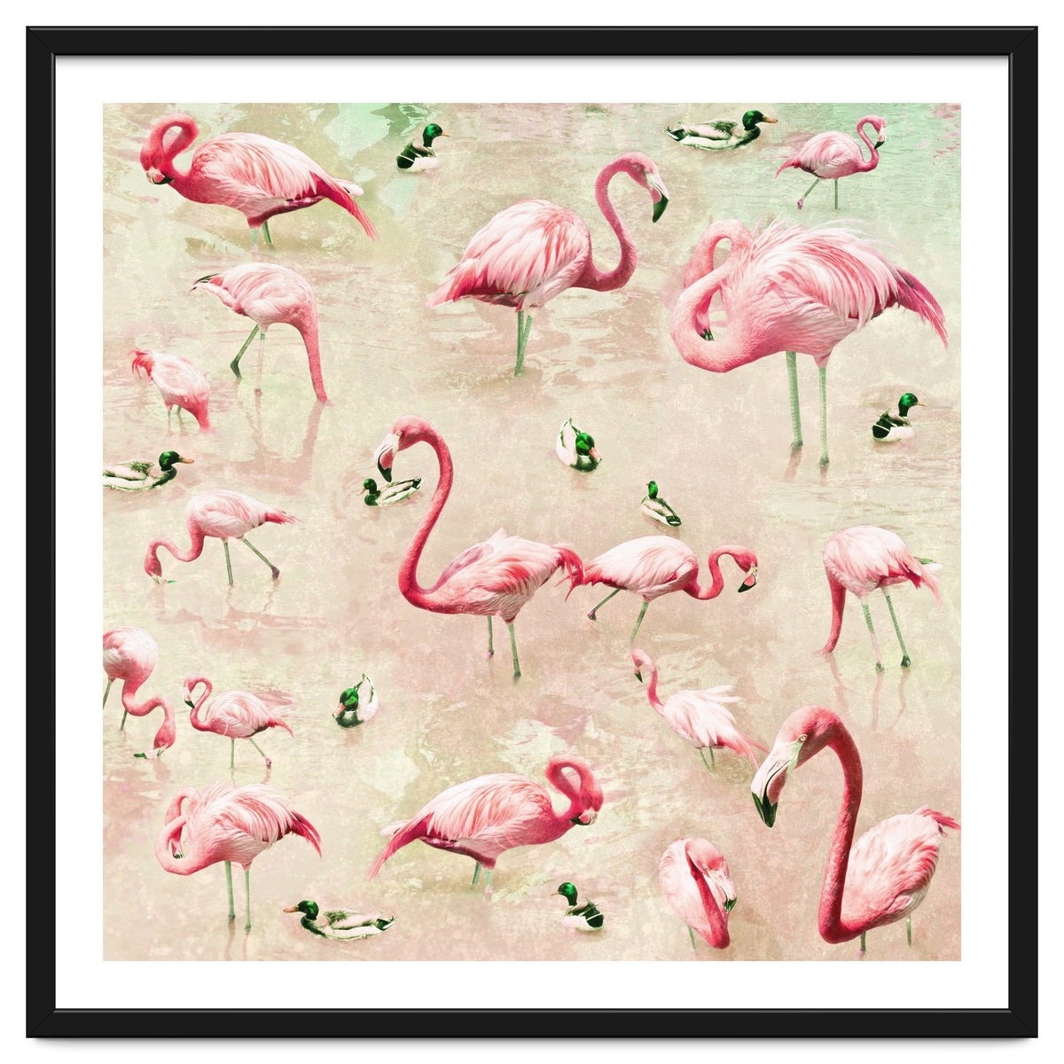 Flamingos Vintage Pink