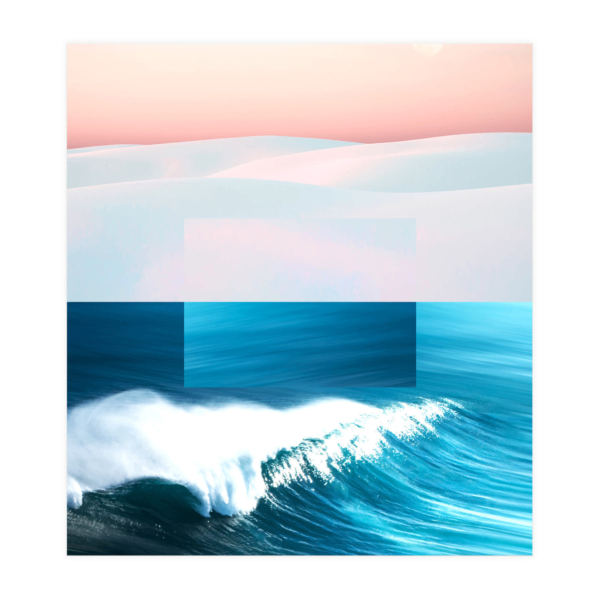 Ocean & Moon (Print Only)