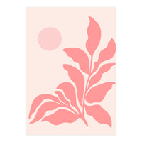 Mid Century Pink Garden (Print Only)