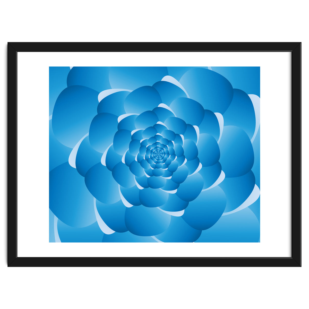 Sky Cloud Spiral Blue Spiral