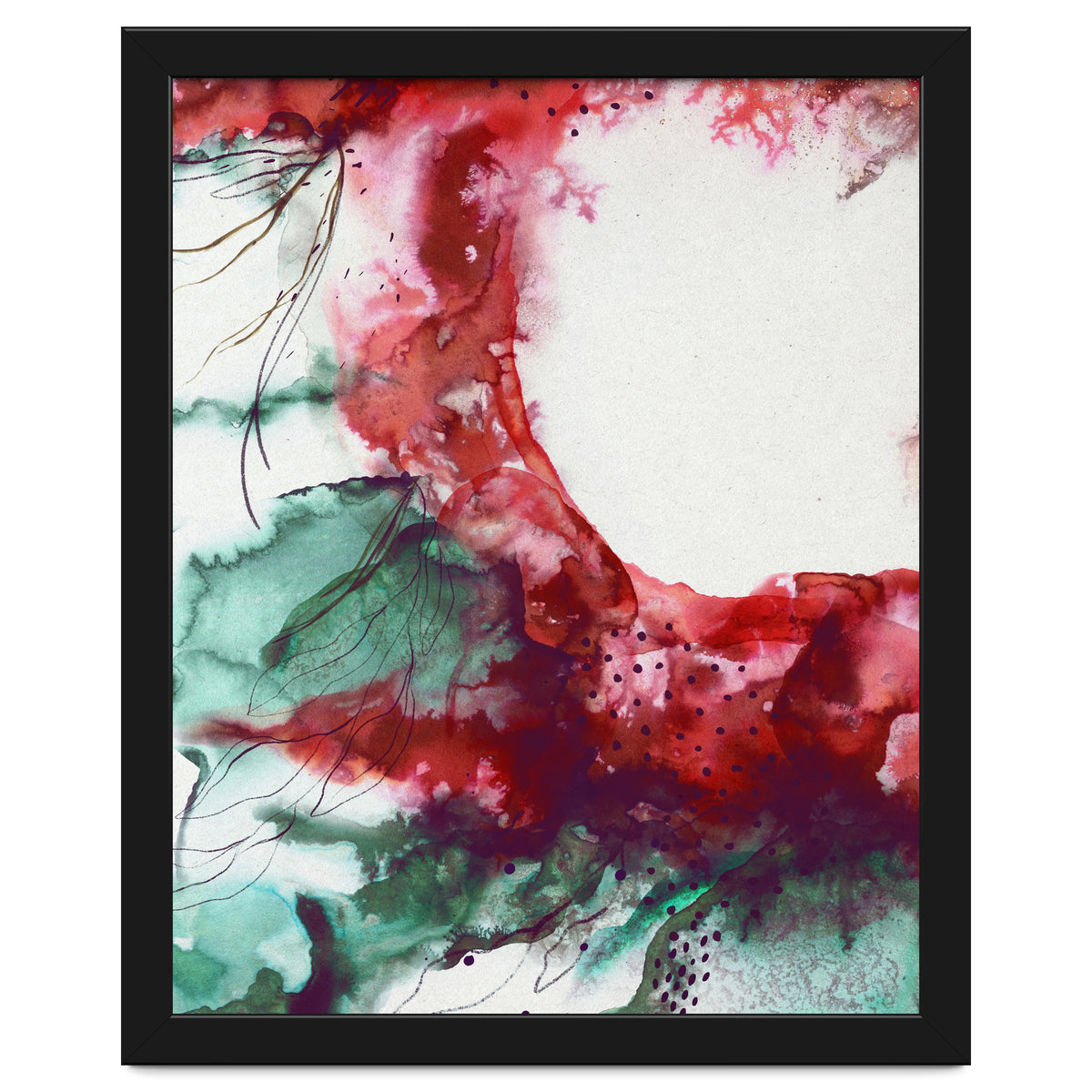 Abstract floral explosion