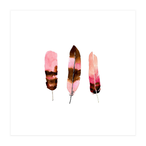 Blush Feathers (Print Only)