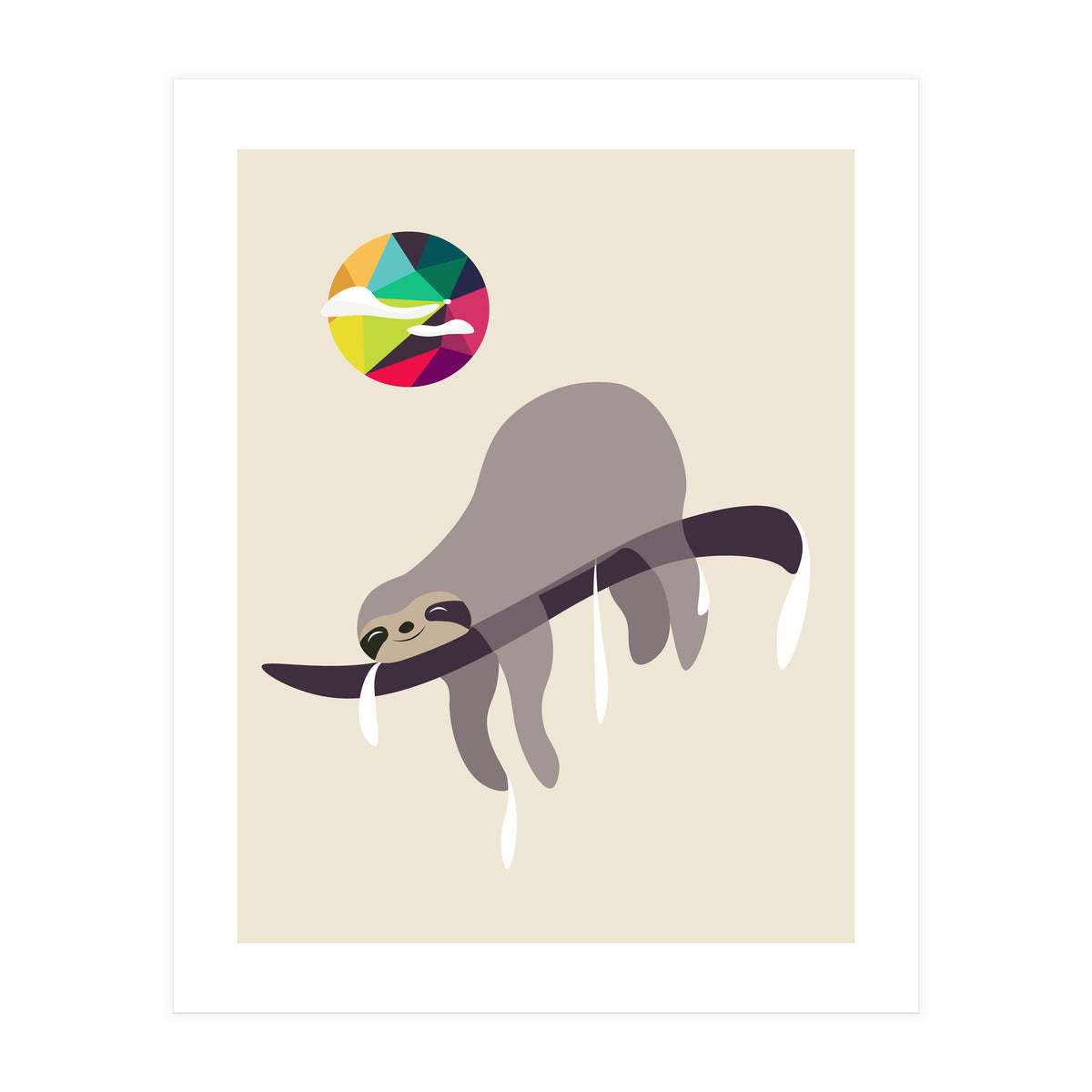 "Sleeping Beauty...Sloth“ (Print Only)