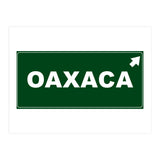 Let`s go to Oaxaca, Mexico! Green road sign (Print Only) thumbnail