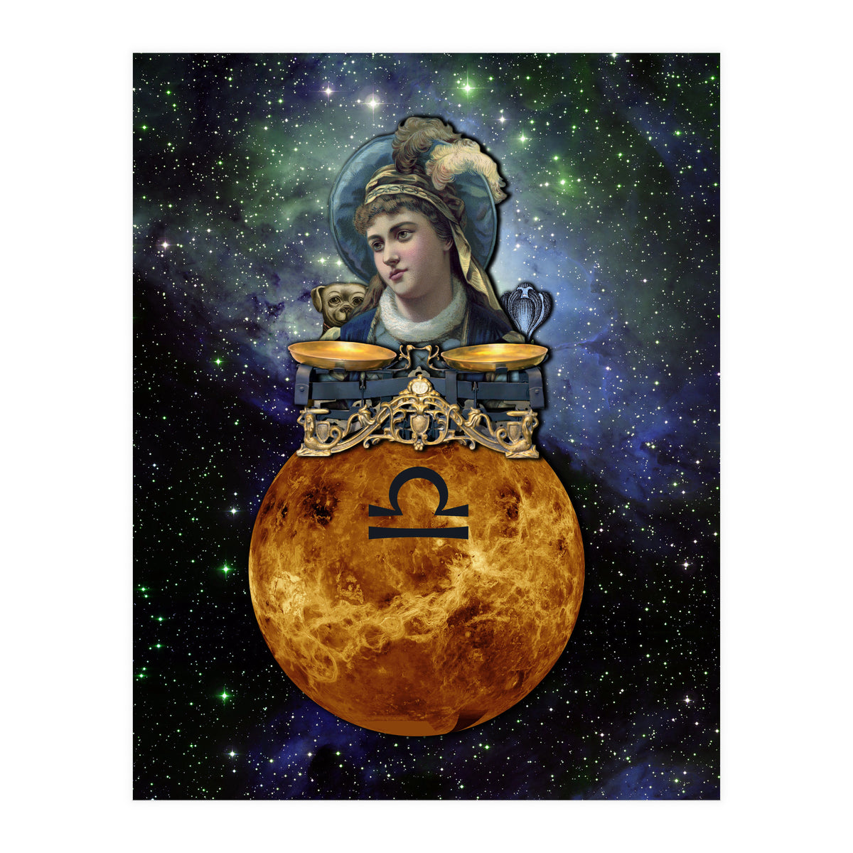 Libra Zodiac Sign (Print Only)