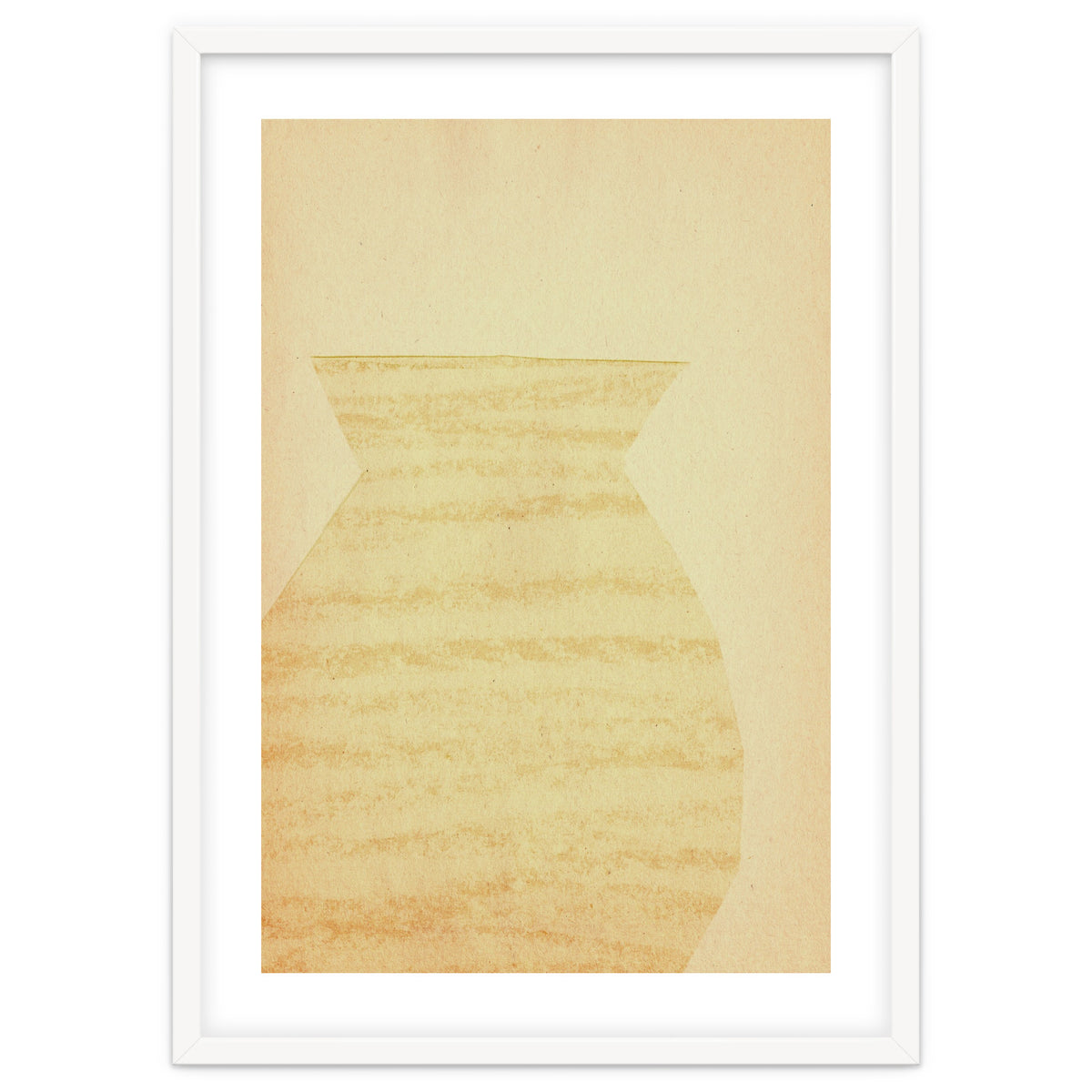 Minimalist pastel vase