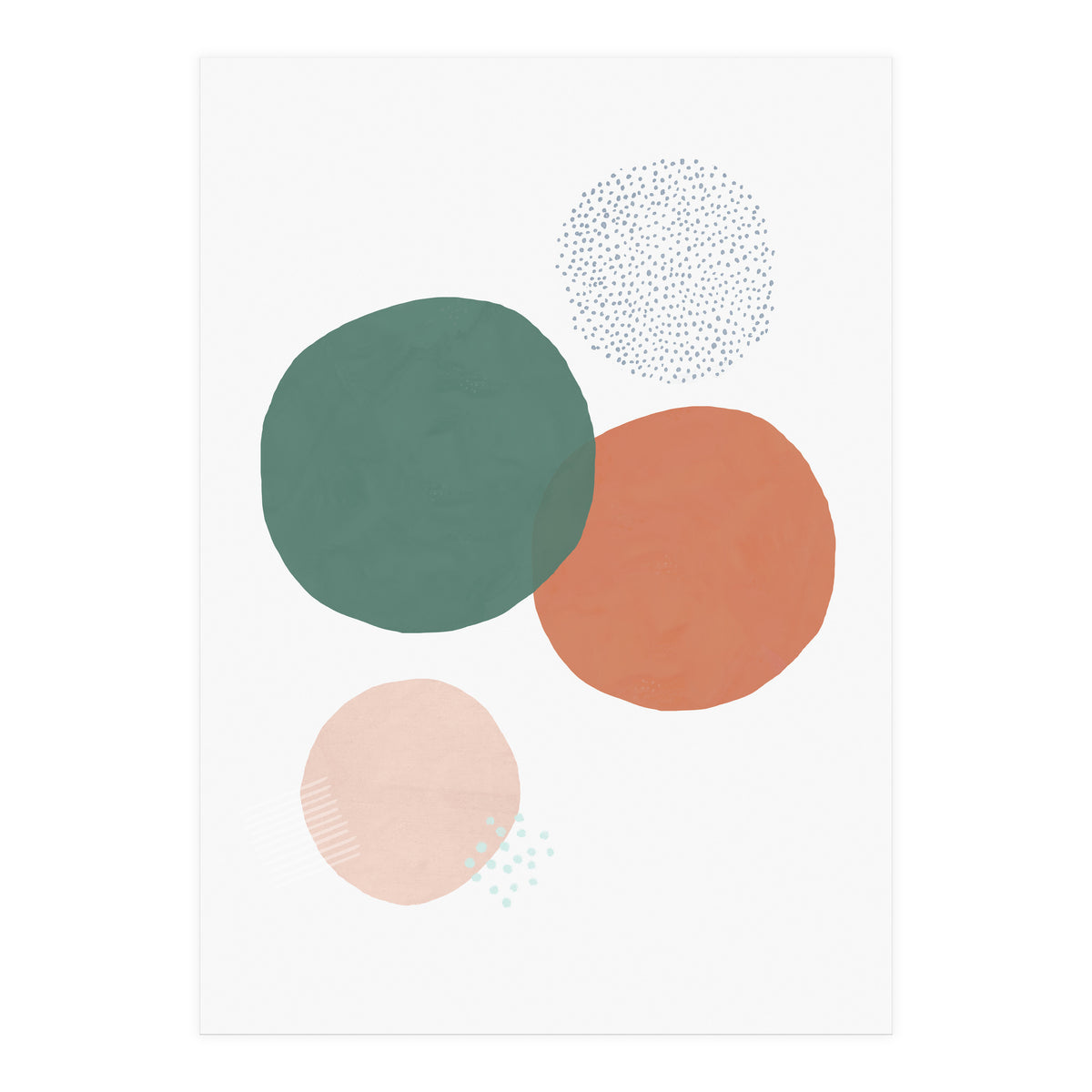 Abstract Soft Circles  (Print Only)