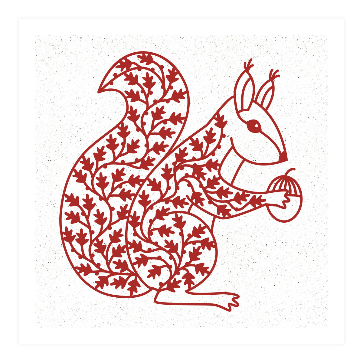 Squirrel Papercut (Print Only)